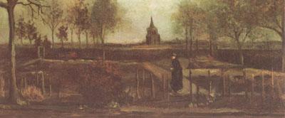 Vincent Van Gogh The Parsonage Garden at Nuenen (nn04) oil painting picture